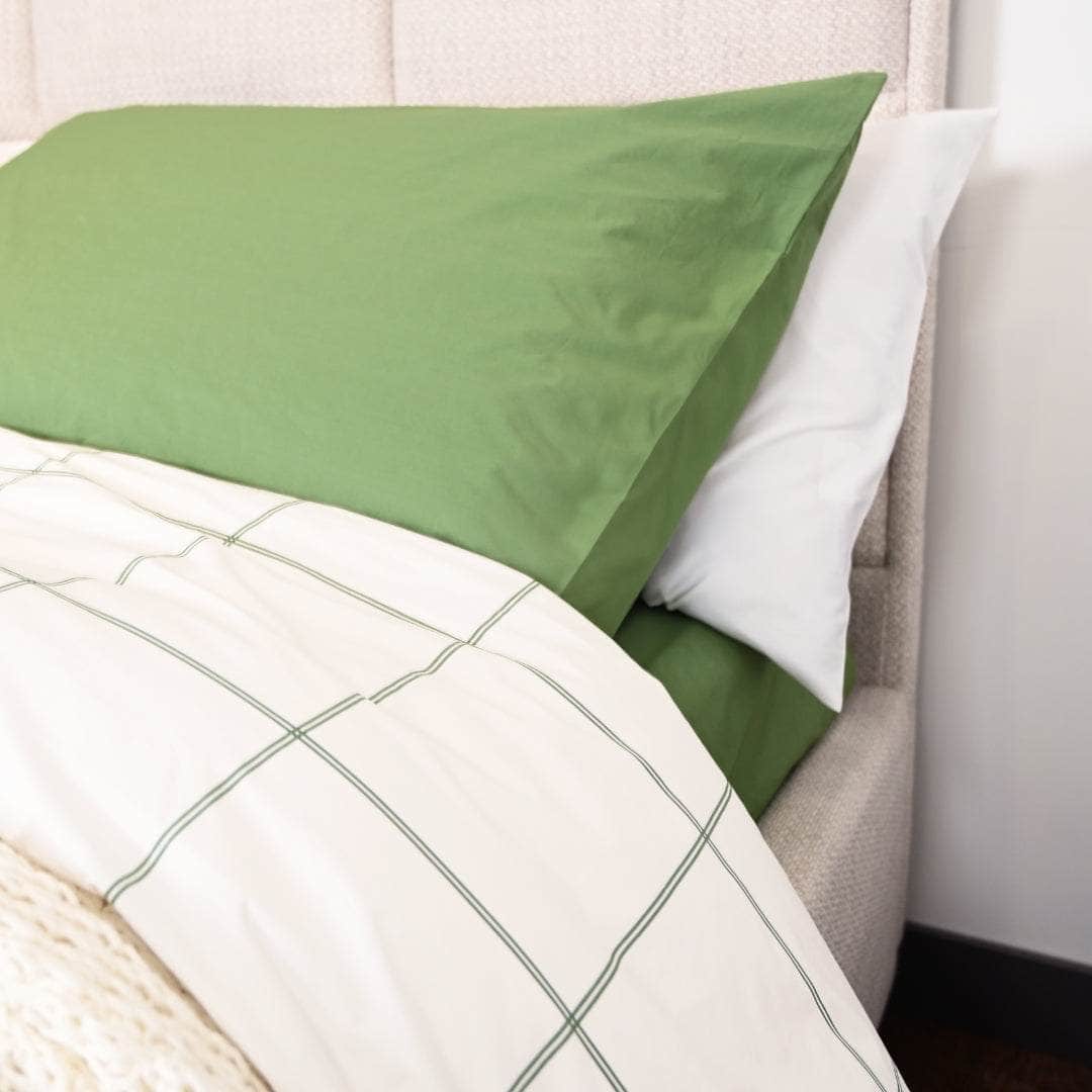 Essential Organic Percale Collection Duvet Cover