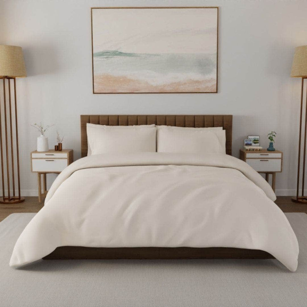 Essential Organic Percale Collection Duvet Cover
