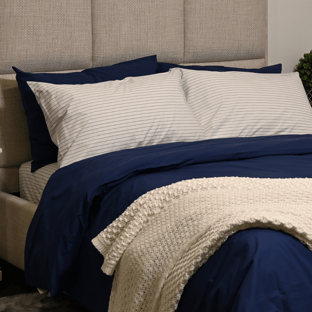 Essential Organic Percale Collection Duvet Cover