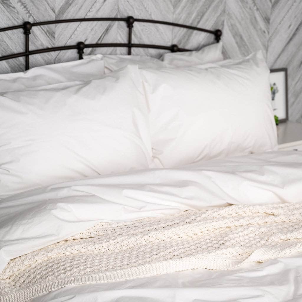 Essential Organic Percale Collection Duvet Cover