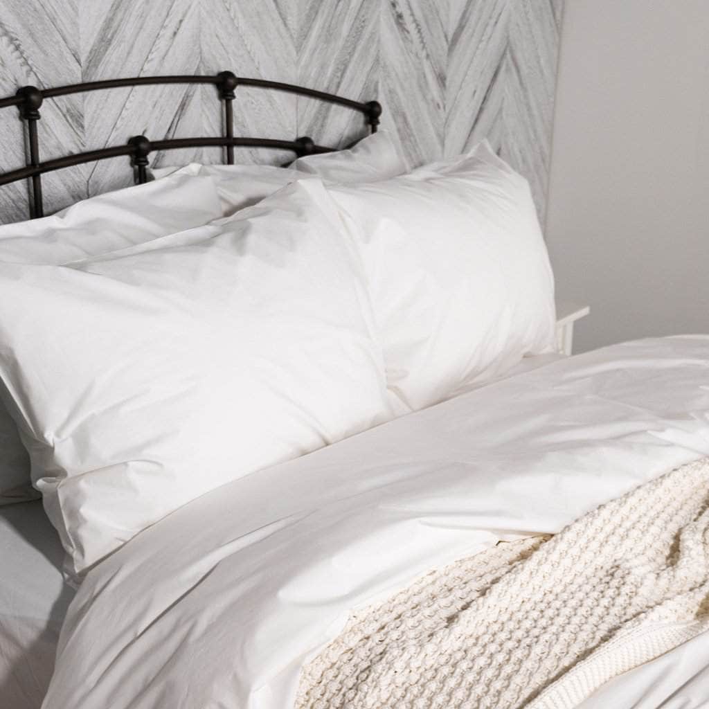 Essential Organic Percale Collection Duvet Cover
