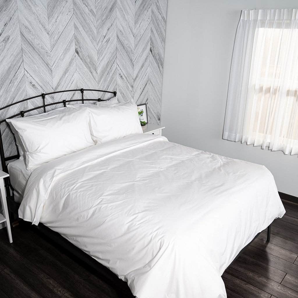 Essential Organic Percale Collection Duvet Cover