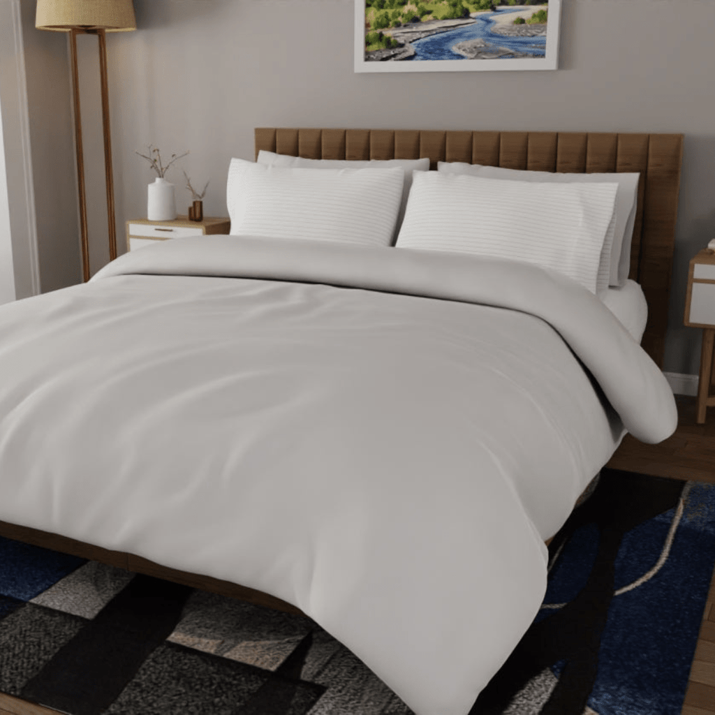 Essential Organic Percale Collection Duvet Cover