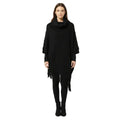 Poncho col montant