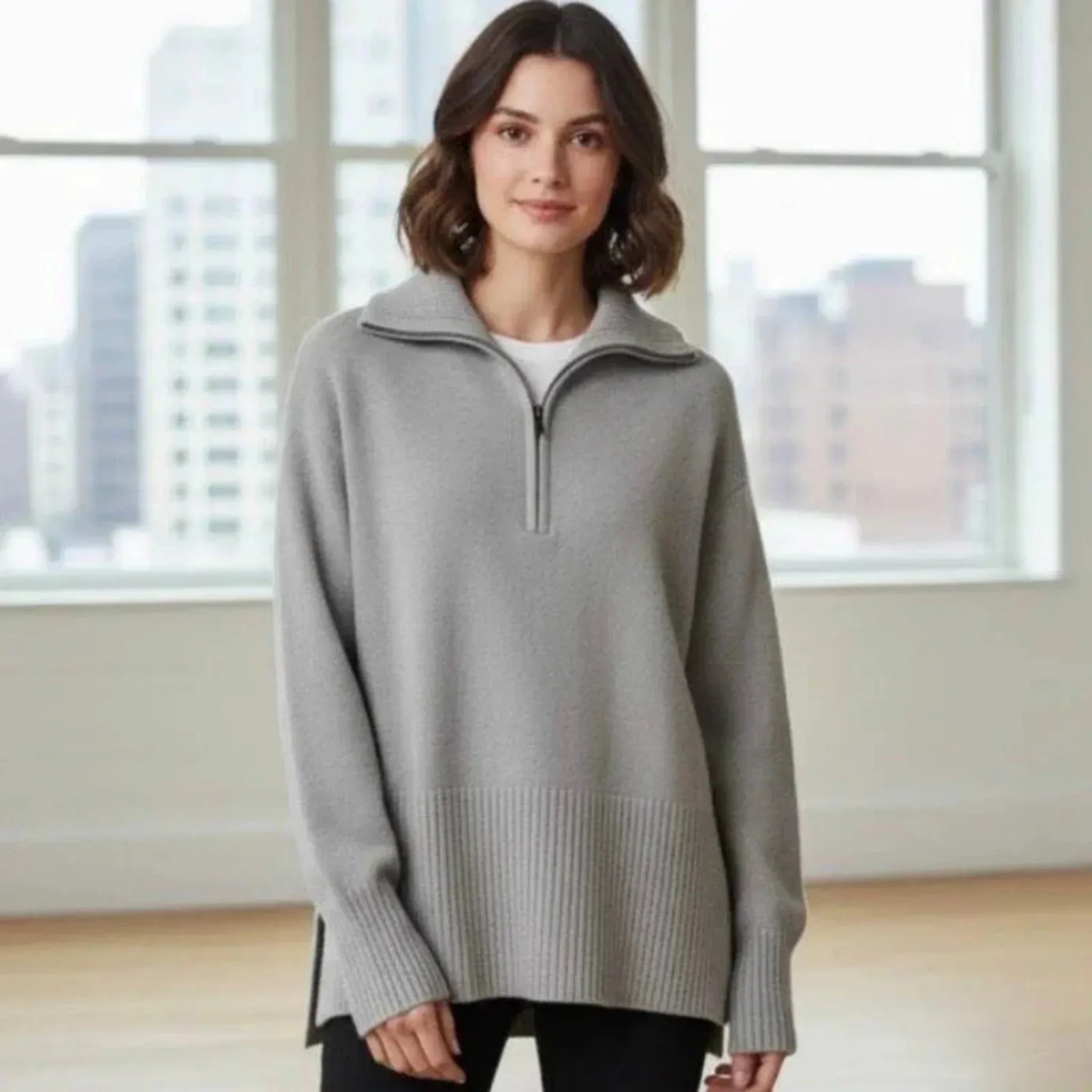 Pull grand col