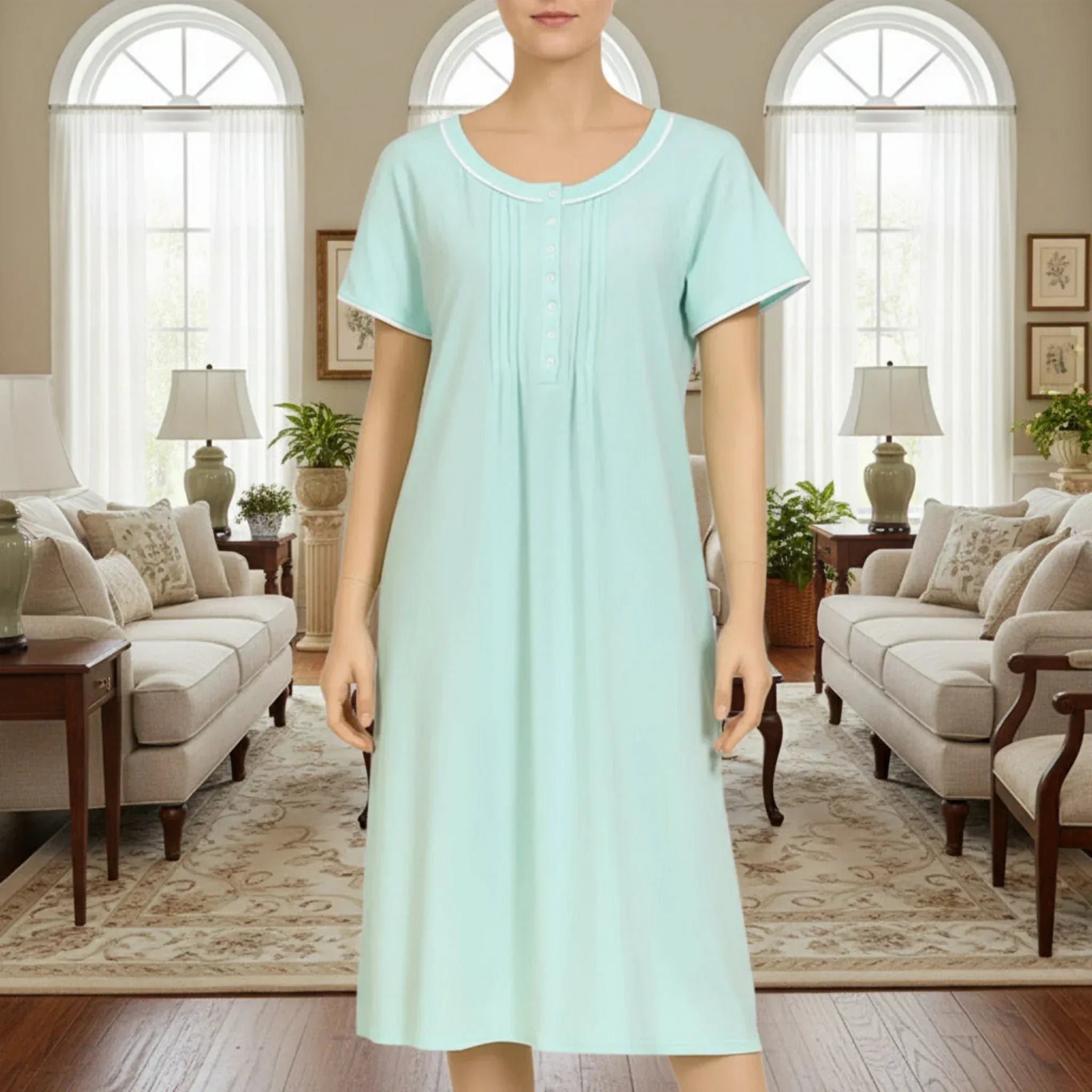 Robe de nuit coton