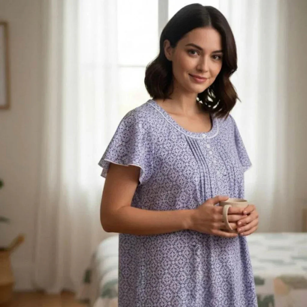 Robe de nuit coton