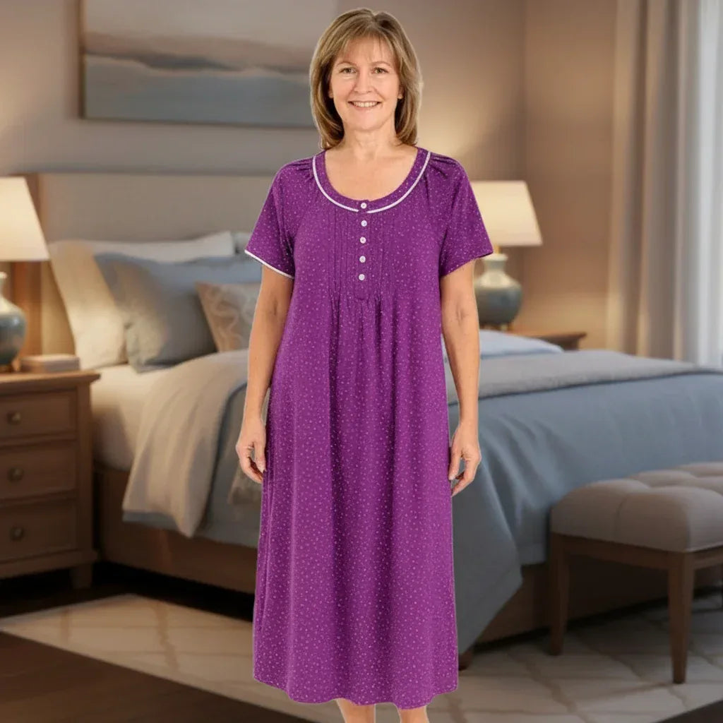 Robe de nuit coton